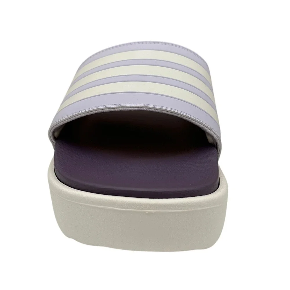 adidas Women's Adilette Platform‎ Slide Sandals Size 8 (Fits like 9) Lavender